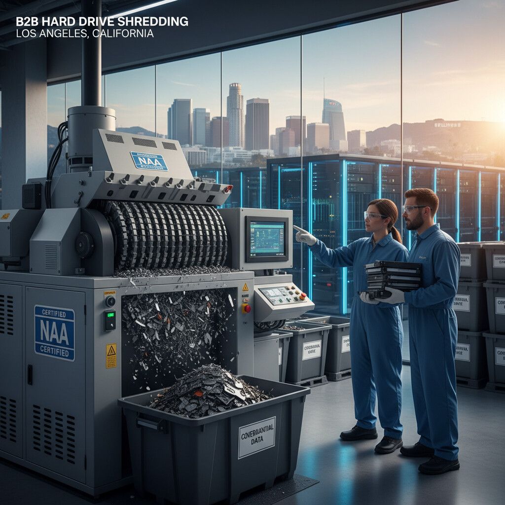 LA Hard Drive Shredding & Data Destruction - CyberCrunch